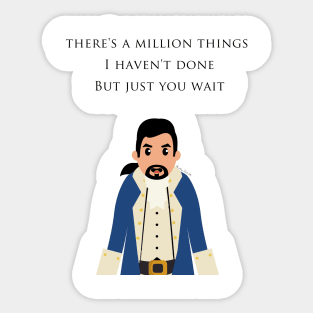 Hamilton A Million Things Sticker